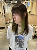 インナーカラー「yellow Green」アディクシー