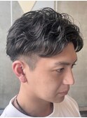 メンズカット×ニュアンスパーマ