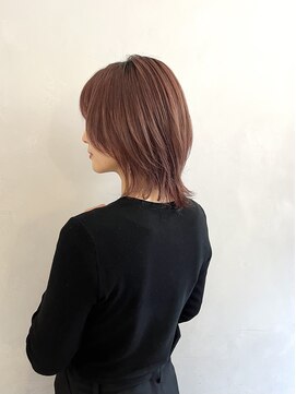 マスカリ(muscali) くびれヘア#ハイライトカラー#アプリコットオレンジブラウンb59
