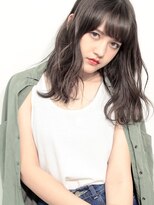 ガリカ 両国(Gallica)&nbsp;外ハネウェーブmidium × ホワイトブラウン