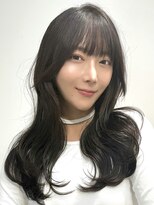 ワンズ リー 上大岡店(One's ly)&nbsp;くびれミディ暗めカラー／フェイスフレーミング/デザインカラー