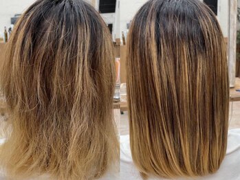 レディオ ザ イシン(LeDio the ISIN)の写真/【ダメージが理由で断られた!?】縮毛矯正やカラーを断られた経験ある方必見*独自の髪質改善メソッドで解決