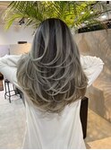 バレイヤージュ/似合わせカット