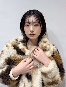 ソト 銀座(soto.) ミディアムヘア/暗めカラー/デザインカラー/ミディアムレイヤー