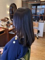 エルサフィロ キタハマ(el zafiro kitahama)&nbsp;30×40×50代×似合わせカット×ストレートパーマ