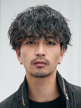 バイフィフス 原宿/表参道(by fifth) 原宿シャドウパーマメンズカットシースルーマッシュ無造作微分け