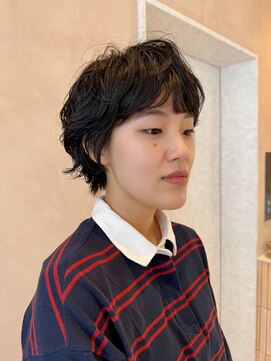 オン キャナルシティ博多前店(on) 【晴音】ショートパーマ/ショートウルフ/20代