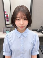エミュ(Aimu.)&nbsp;丸みショートボブ×シースルーバング