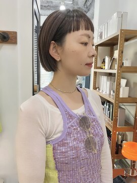 パープル 自由が丘(purple) ナチュラルショート/ミルクブラウン/ダークパープル[自由が丘]