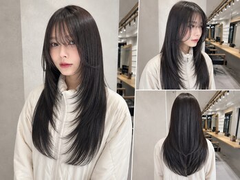 ハイパー(HYPER)の写真/《小顔効果のあるレイヤーカット◎》大人可愛くなれる顔周りのデザインをつくります[小田原/韓国風]