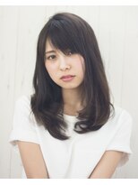 アート(a-to)&nbsp;色っぽシースルーバングのミディスタイル♪