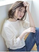 ナチュラルに揺れるワンカールボブ
