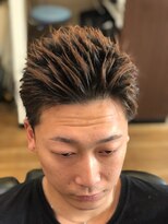 ヘアー クリエイト 縁(Hair Create en) 毛流れを活かしたメンズカット　爽やかショートスタイル