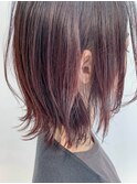 bob (ラベンダーアッシュ 、ハイライト、ボブウルフ)