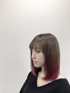 ヘアーコレクトニコ(hair collect nico) ピンクグラデーション