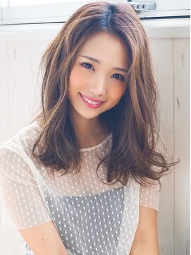 アグ ヘアー ウェイン 山形若宮店(Agu hair wain) 《Agu hair》ゆるふわエフォートレスミディ
