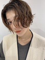 フラミューム 関内店(flammeum)&nbsp;波くしゃショートボブ