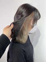 アンダーバーホワイト 天神店(_WHITE)&nbsp;ホワイトインナーカラー（ケアブリーチ）髪質改善TOKIO