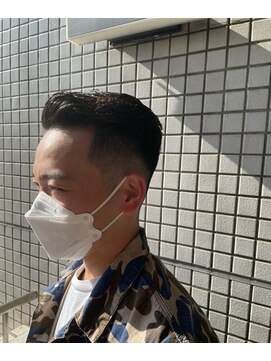 ネクサスアンドコー 錦糸町店(NEXUS&Co.) スリックバックフェードスタイル[錦糸町]<理容室>[Men's]