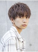 小久保style☆2wayバングフェザーバングプラチナベージュウルフ