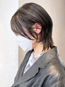 アイティーバイアルバム 下北沢店(IT by ALBUM) 韓国風ハッシュカット_チェリーブラウンフェミニン_ba386941