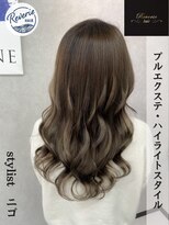 レヴェリーヘア 倉敷店(Reverie hair) #エクステ #プルエクステ #ハイライト #ベージュ #アッシュ