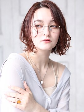 クラッチ トリートメント アンド ヘッドスパ 江坂(CLUTCH) 大人可愛い小顔美髪ツヤ髪外国人風カラーピンクブラウンA1