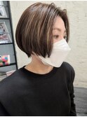 【新宿penelope】ハンサムショート×ハイライトカラー！遠藤至