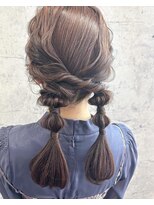 玉ねぎアレンジの２つおさげ！