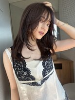 サイン 渋谷(SIGN)&nbsp;レイヤーカットイヤリングカラーインナーカラーケアブリーチ