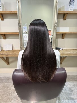 アンジェ(ange) カシミヤストレート