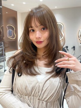 サイン 渋谷(SIGN) ザクザクレイヤーカット巻き方簡単ミディアムロング韓国渋谷