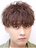 波巻きパーマメンズツイストスパイラルパーマツーブロック