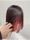 インナーカラーラズベリー