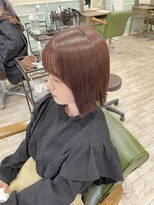 コンフィー(comfy)&nbsp;『SHOKI』　◎パツっとボブ　髪質改善カラー◎