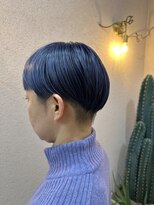 トリコ 柏(tricot) 刈り上げxショートxブルー