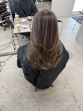 クレア 上大岡(CREA) ハイライトバレイヤージュダブルカラーケアブリーチ30代40代50代