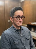 【THE BARBER 東京】元祖イケオジビジネス七三スタイル