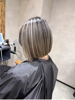 サニー 渋谷(SUNNY) バレイヤージュ、ハイライト、レイヤーロング、グレーベージュ