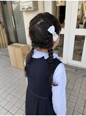 入学式お子様ヘア