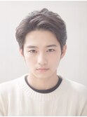 韓国マッシュ/ニュアンスパーマ/ダークアッシュ