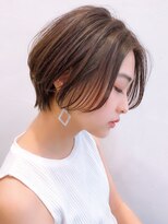 セイドット オモテサンドウ(Say. omotesando) Say.ひし形ショートくびれショートレイヤーアッシュオリーブ青山