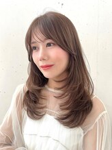 ビーチ(BEACH) 大人ガーリー 似合わせカット ミディアムレイヤーカット