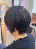 酸性ストレート×ショートボブ
