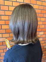 ボスコ 下北沢店(bosco)&nbsp;外ハネボブ×白髪ぼかしカラー