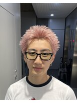 ブラック 渋谷 2nd(BLUCK) ハイトーンスパイキーショートブリーチカラー