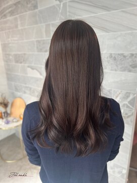 ジル アンク(Jill ankh) 《姫路　Jillankh》グレージュブラウン　黄色み消し　艶髪