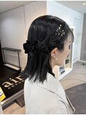 お呼ばれヘアセット