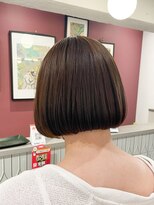 ムーン(moon)&nbsp;#ハッシュカット#フルバング#似合わせカット#レッドブラウン