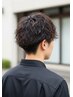 【メンズ限定】カット+パーマ+TR ¥12000